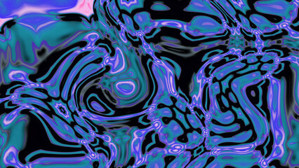Obraz premium Fluid Marble Texture with Organic Flow, Abstract Liquid Pattern with Wavy Structure, Melted Surface Design with Soft Transitions, Psychedelic Swirl Texture with Marble Effect