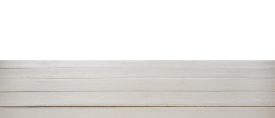 Light wooden surface against white background