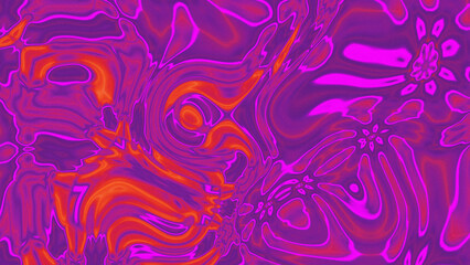 Fluid Marble Texture with Organic Flow, Abstract Liquid Pattern with Wavy Structure, Melted Surface Design with Soft Transitions, Psychedelic Swirl Texture with Marble Effect