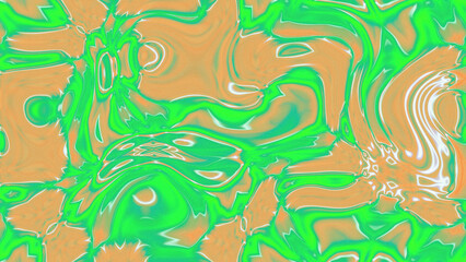 Fototapeta premium Fluid Marble Texture with Organic Flow, Abstract Liquid Pattern with Wavy Structure, Melted Surface Design with Soft Transitions, Psychedelic Swirl Texture with Marble Effect