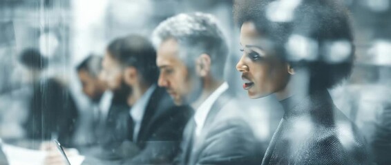 processing of financial data on a variety of businesspeople in an office - Powered by Adobe