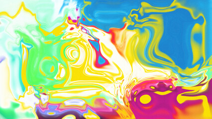 Fototapeta premium Fluid Marble Texture with Organic Flow, Abstract Liquid Pattern with Wavy Structure, Melted Surface Design with Soft Transitions, Psychedelic Swirl Texture with Marble Effect