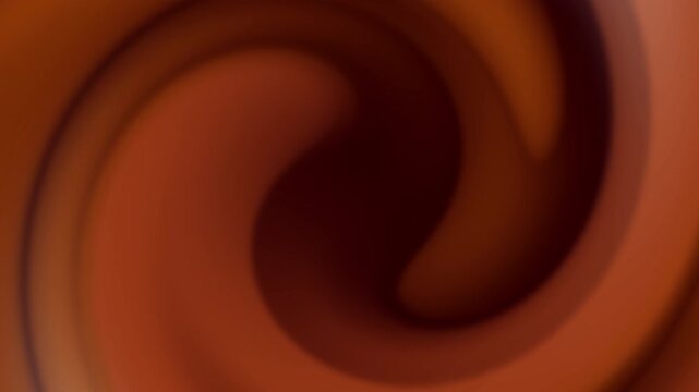 brown gradient background. Round blurred luxury banner. Abstract twirl waves.
