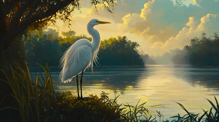 Whispers of Mist: Harmony on the Water