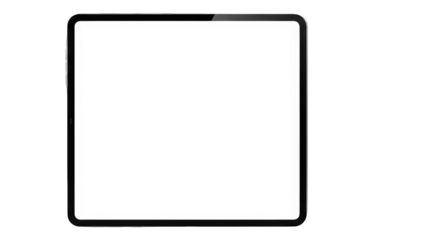 Blank, empty, rectangular digital display, technology, screen, device.
