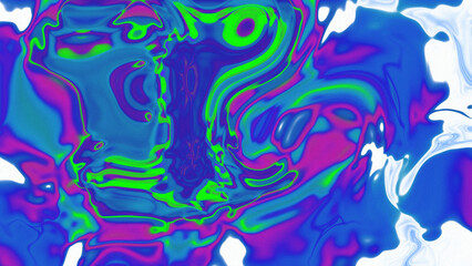 Fluid Marble Texture with Organic Flow, Abstract Liquid Pattern with Wavy Structure, Melted Surface Design with Soft Transitions, Psychedelic Swirl Texture with Marble Effect