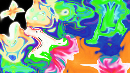 Fluid Marble Texture with Organic Flow, Abstract Liquid Pattern with Wavy Structure, Melted Surface Design with Soft Transitions, Psychedelic Swirl Texture with Marble Effect