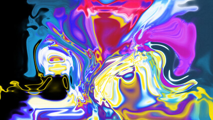 Fluid Marble Texture with Organic Flow, Abstract Liquid Pattern with Wavy Structure, Melted Surface Design with Soft Transitions, Psychedelic Swirl Texture with Marble Effect