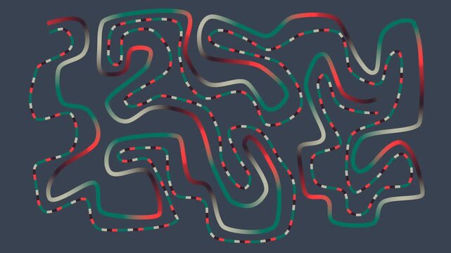 Flowing colorful abstract vector background