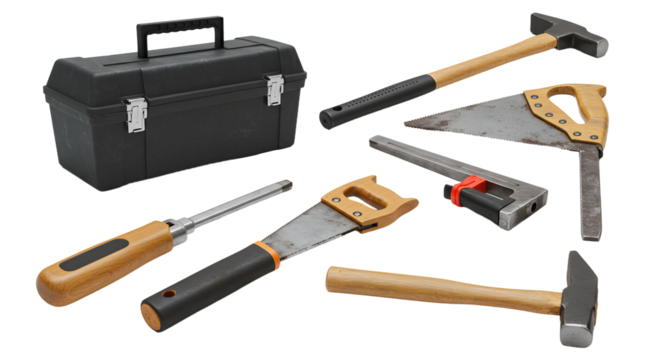 Essential Hand Tools in Toolbox for DIY Projects and Repairs