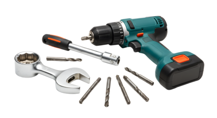 Professional Power Drill and Tool Set for Home Improvement and Repairs