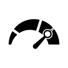 Speedometer performance accelerate interface icon	
