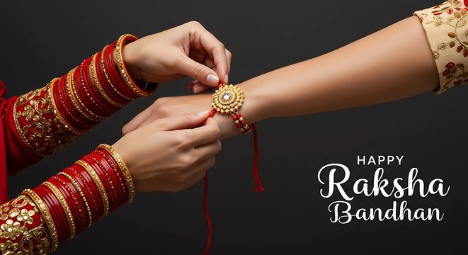 Celebrating Raksha Bandhan: Divine Bonds & Festive Rakhi Vibes on a Special Background!