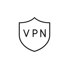 VPN Icon for Secure Connection