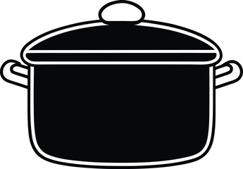 cooking pot vector illustration