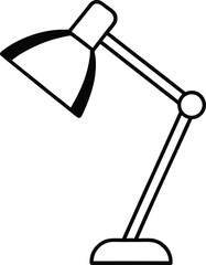 vector illustration of a lamp