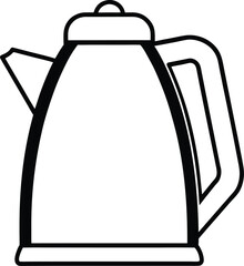 teapot isolated on white background