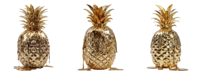 Stunning Golden Pineapple Decor for Luxurious Home Aesthetic