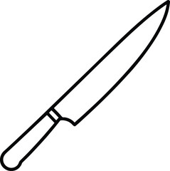 knife isolated on white background