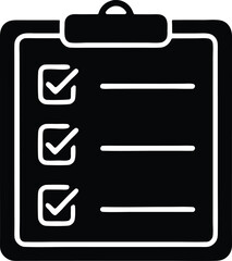 task checklist vector icon.
