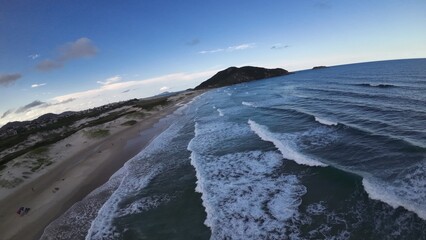 Aerial view of Florianópolis - Santa Catarina - Brazil - Costão do Santinho Beach