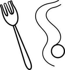 fork and spoon