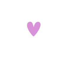 Pink Hand Drawn Heart Vector Illustration – Cute Love Symbol