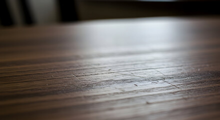Wooden table top texture with scratches