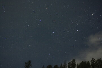 night sky with stars