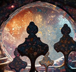 stained glass window
