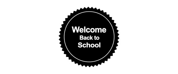 Welcome Back to School Typography – Creative Vector Design for Students and Teachers