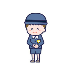 こども／ななめ／男の子 01