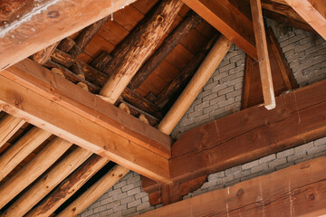 Obraz premium old wooden house