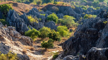 Fototapeta premium Dramatic rock formations