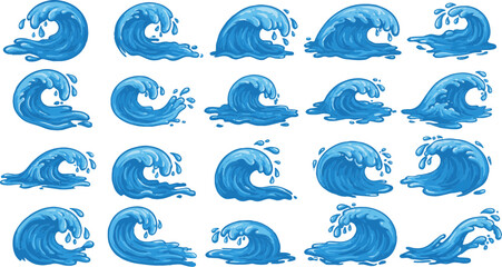 Obraz premium water, blue, seamless, pattern, ocean, wave, drop, design, vector, abstract, background, texture, sea, ripple, liquid, clean, fresh, aqua, marine, graphic, digital, modern, cool, crystal, clear, fluid