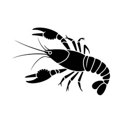 Marine Crustacean Silhouette lobster seafood