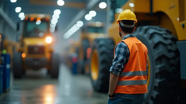 Exploring Heavy Machinery Safety Protocols: Operator Training, Equipment Maintenance, Risk Assessments & Regulatory Compliance for Workplace Protection - Photo Stock Concept