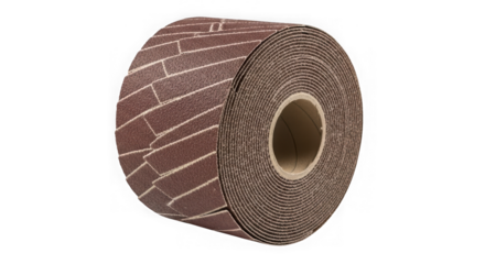 Abrasive flap wheel for sanding isolated on transparent background