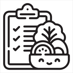 Personalized Nutrition Plan - Custom Diet & Health Goals - EPS 10 Vector