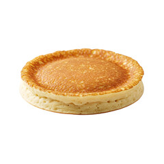 Golden Brown Round Pancake with Airy Texture.