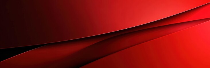 Abstract red layered shapes