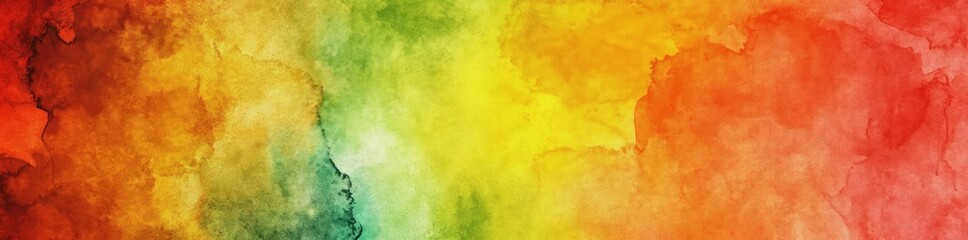 Abstract watercolor blend of vibrant colors
