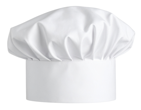 Chef Hat – Side Angle with Soft Folds