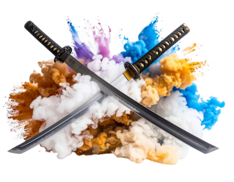 sword and knife - Powered by Adobe