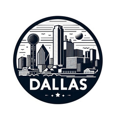 Dallas city skyline