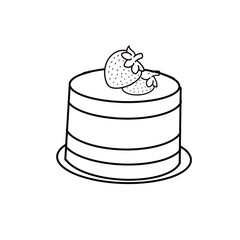 Mini cheesecake  illustration