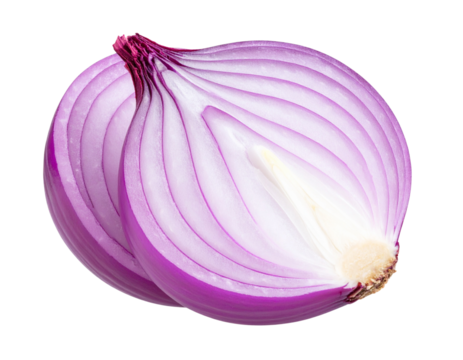  Fresh Purple Onion Cutout – Transparent PNG