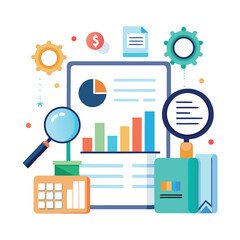 Business Analytics and Data Analysis Illustration