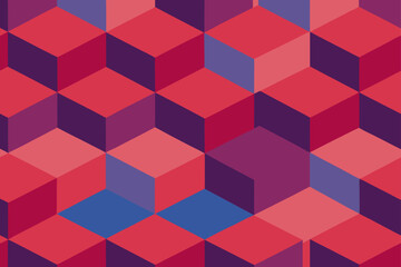 Obraz premium Soft Shadow 3D Cube Pattern Background