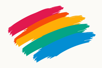 Abstract Canvas Texture with Vibrant Brush Strokes